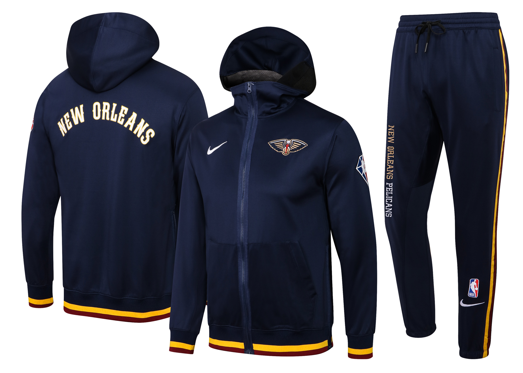 Men New Orleans Pelicans blue  2024 NBA Nike Training suit->memphis grizzlies->NBA Jersey
